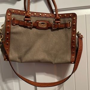 Micheal Kors Studded Shoulder Purse